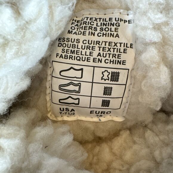 Pajar 63 Canada Weathergear Fair Isle Shearling Lined Lace Up Grip Boots 7-7.5 - Picture 9 of 16